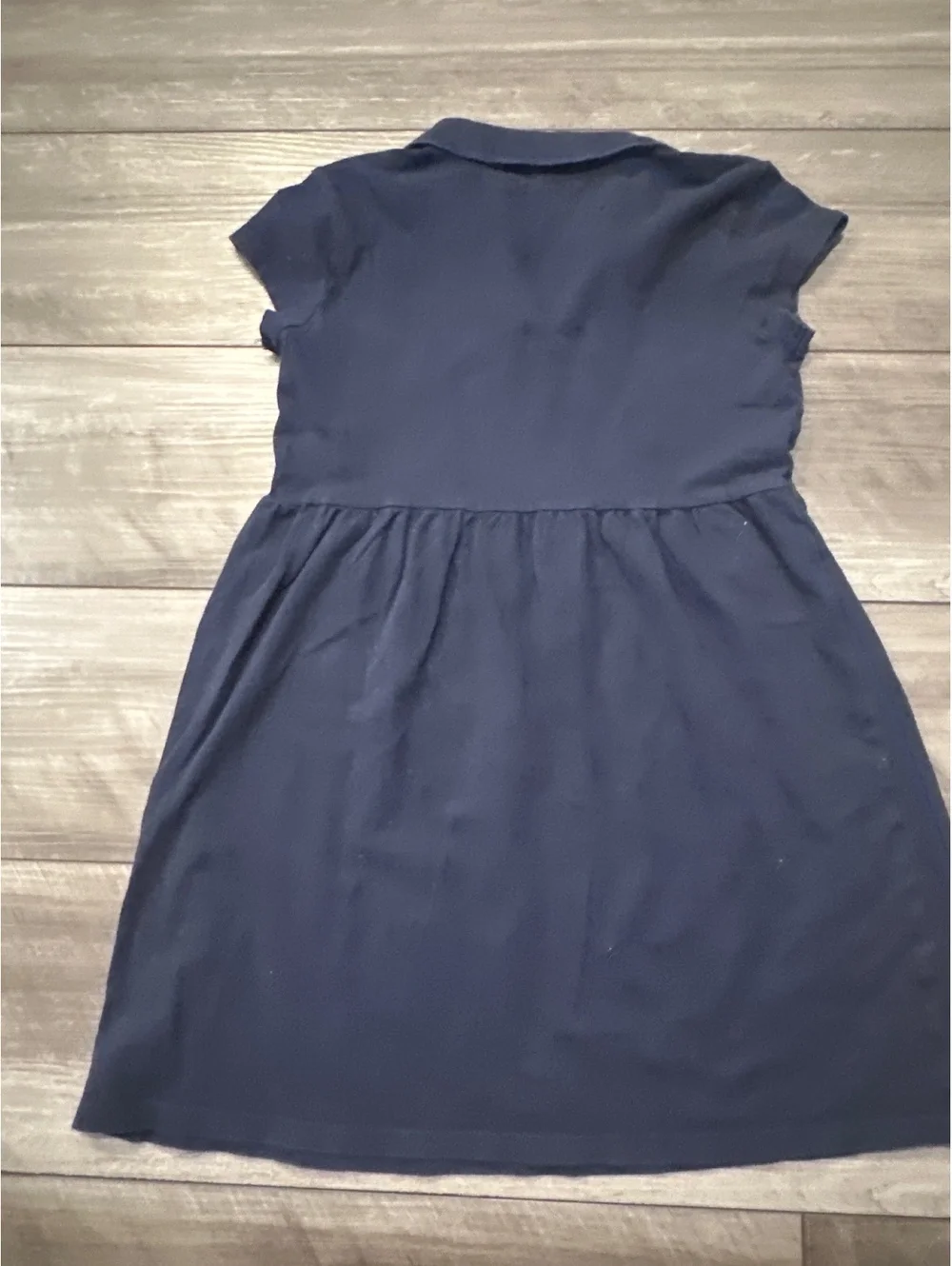 Gap Kids Polo Cotton Uniform Dress Size L Navy